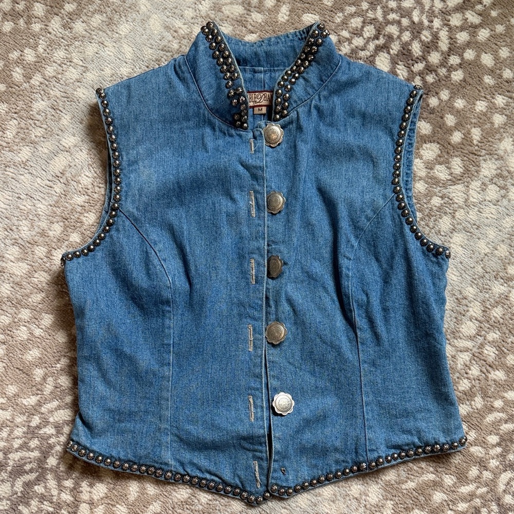 Double D denim vest